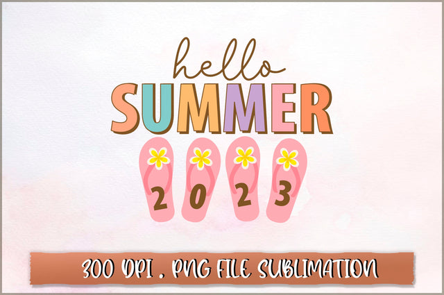 Hello summer 2023 Sublimation SVG Shetara Begum